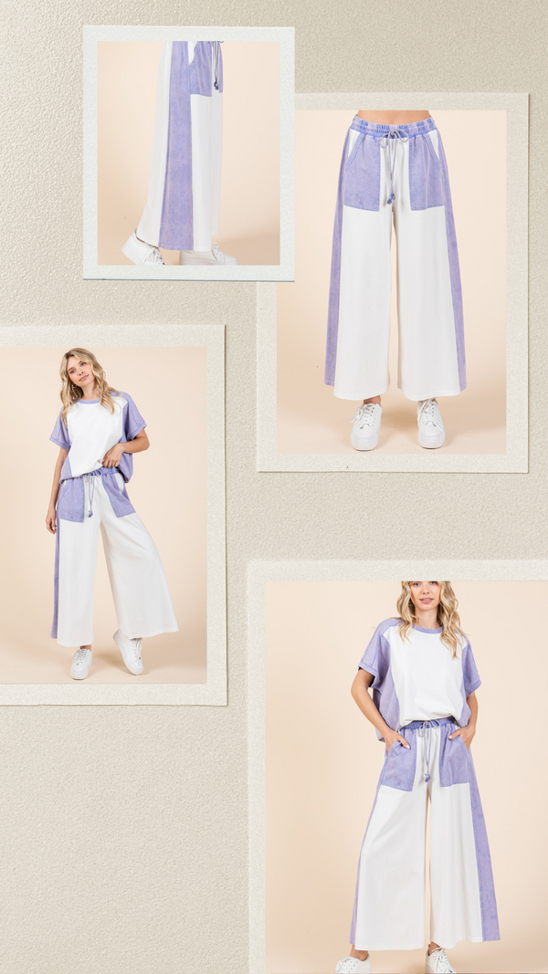 Vibrant and Versatile: Why Mittoshop’s Color Block Wide Leg Pants Are a Fashion Essential