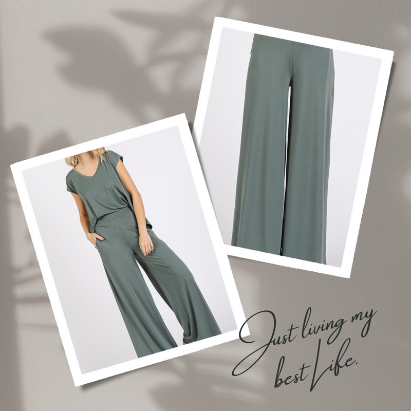 Flow Freely: Mittoshop Yoga Air Stretch Wide Leg Pants