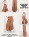 Styling the Mittoshop Lace Ruffle Asymmetric Hem Wide Leg Pants: A Boho Dream