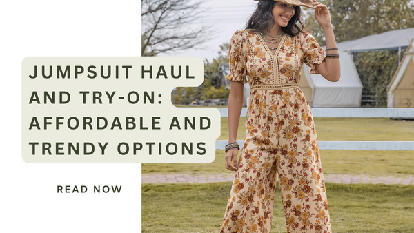 jumpsuit haul and try on