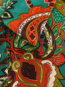 Ethnic Long Sleeve Mini Printed Single Breasted Dress
