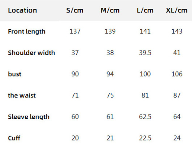 size chart for v neck maxi dress