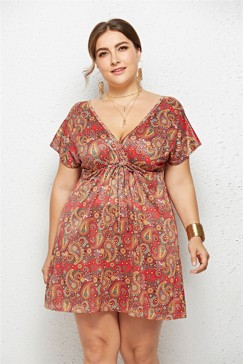 lace up midi dress