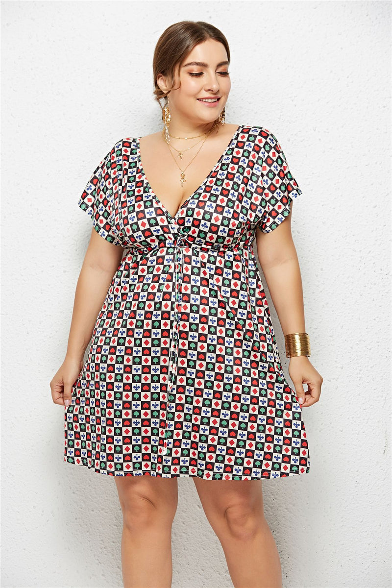 short sleeve beach dress