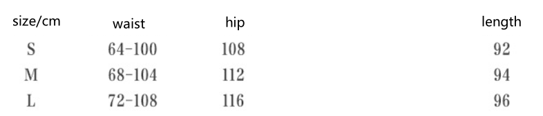 size chart for cropped pants