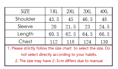 size chart for plus size top