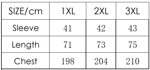 size chart for plus size top