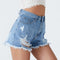 zipper shorts womens