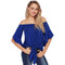 off shoulder t shirt blouses