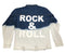 Gradient Loose Hole Jacket Denim