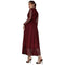 Mesh Hollow Out Cutout V Neck Maxi Dress