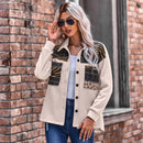 Stitched Baggy Casual Shacket Coat
