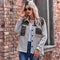 Stitched Baggy Casual Shacket Coat