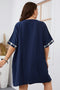 blue party dress