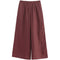 Elastic Waist and Casual Drooping Pants