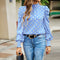 Office Round Neck Long Sleeve Shirt