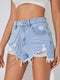 style with denim shorts