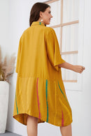 irregular short sleeve shirt