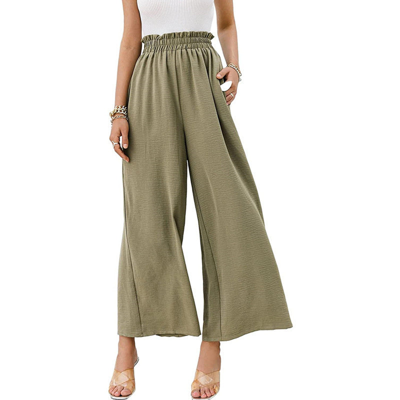 wide leg loose causal pants