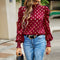 Office Round Neck Long Sleeve Shirt