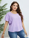 plus size crew neck top