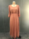 polka dot maxi dress for women