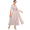 a line embroidered dress 
