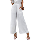 white palazzo pants