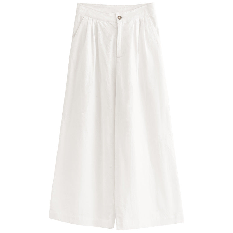 Korean Style Straight Cropped Pants