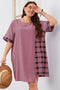 short sleeve loose dress