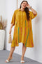 plus size midi shirt dress