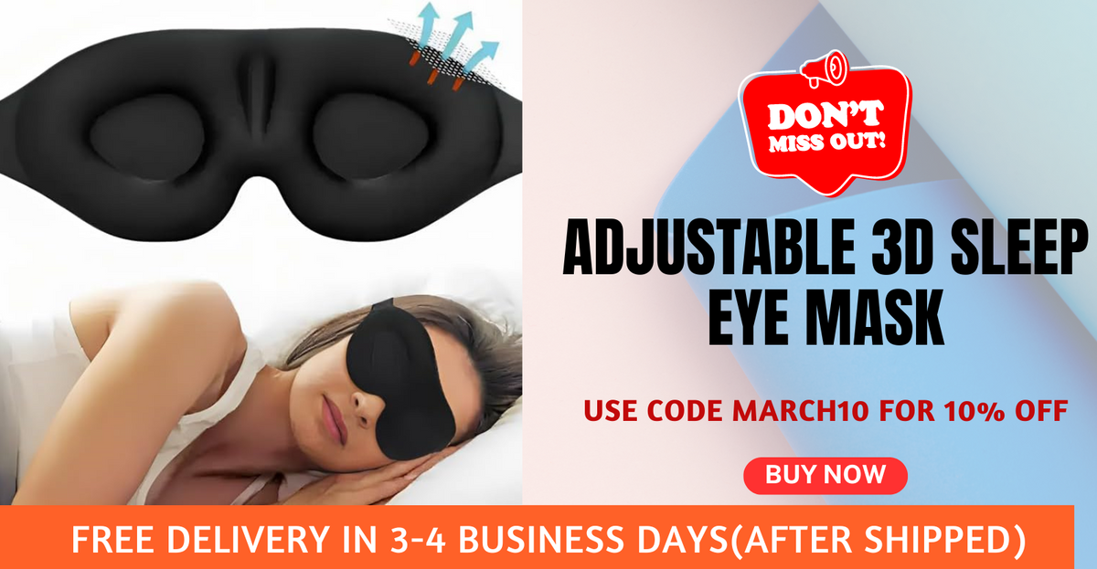 adjustable 3d eye mask men and women