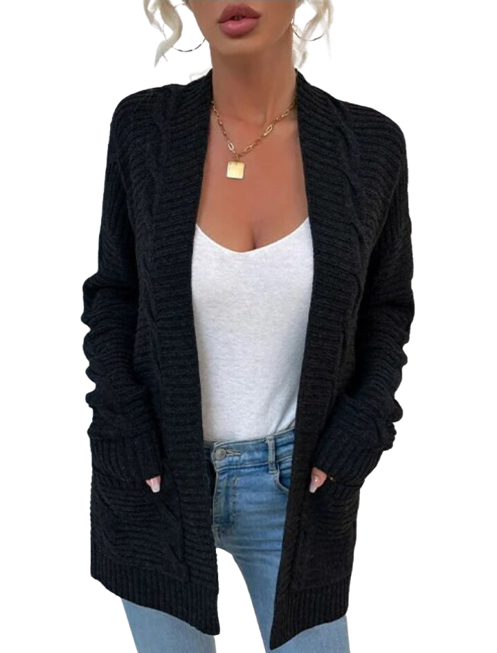 black cardigan women