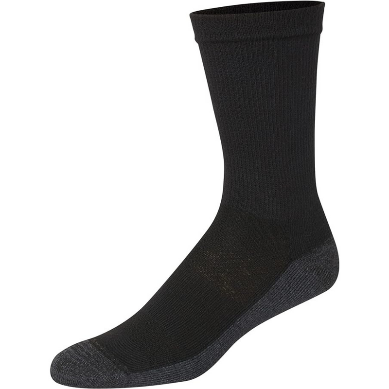 hanes black crew socks