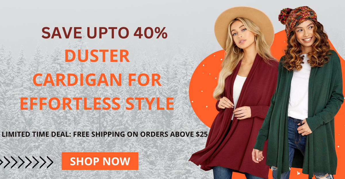 duster cardigan