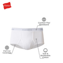 Hanes Men's 6-Pack FreshIQ Tagless Cotton Briefs White