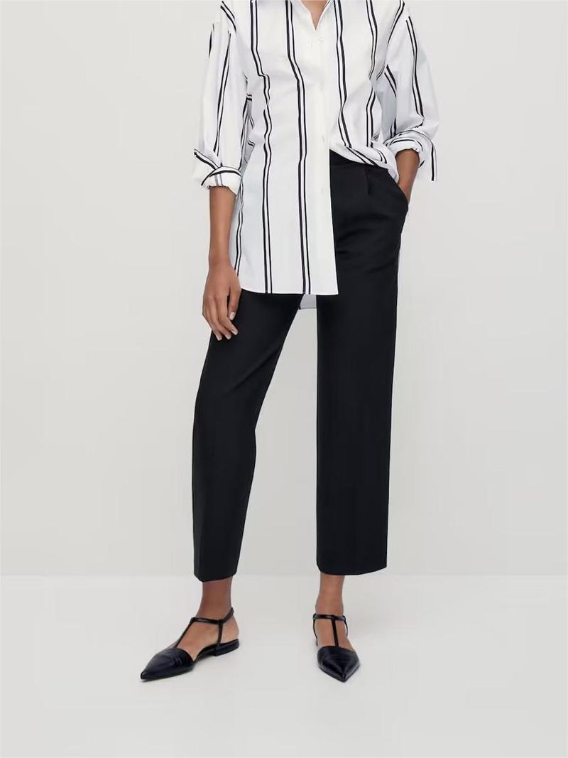 Loose Straight Drooping Comfortable Trousers