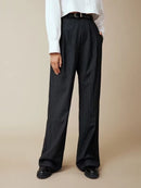Casual Striped Office Trousers
