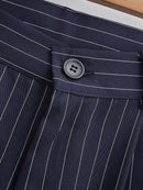 Casual Striped Office Trousers