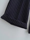 Casual Striped Office Trousers