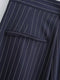 Casual Striped Office Trousers
