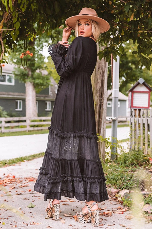 embroidered floral dress