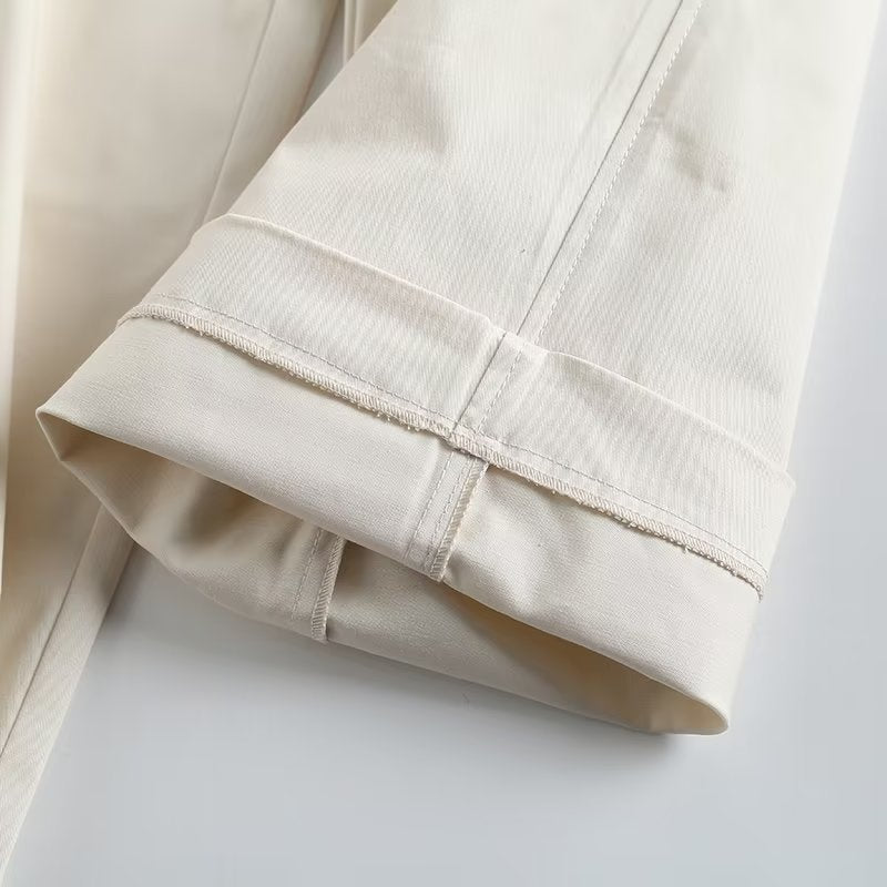 Women's Loose Cropped Pants