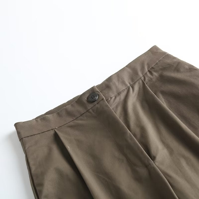 Women's Loose Cropped Pants