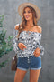 split neck blouse womens