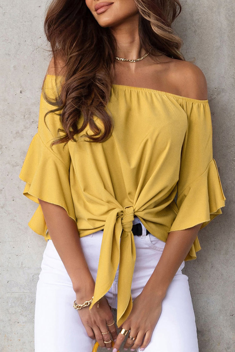 off shoulder blouse