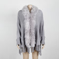 womens tassel cape cardigan
