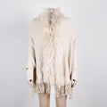 tassel cape sweater