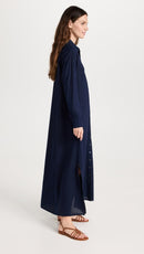 long sleeve shirt dress maxi
