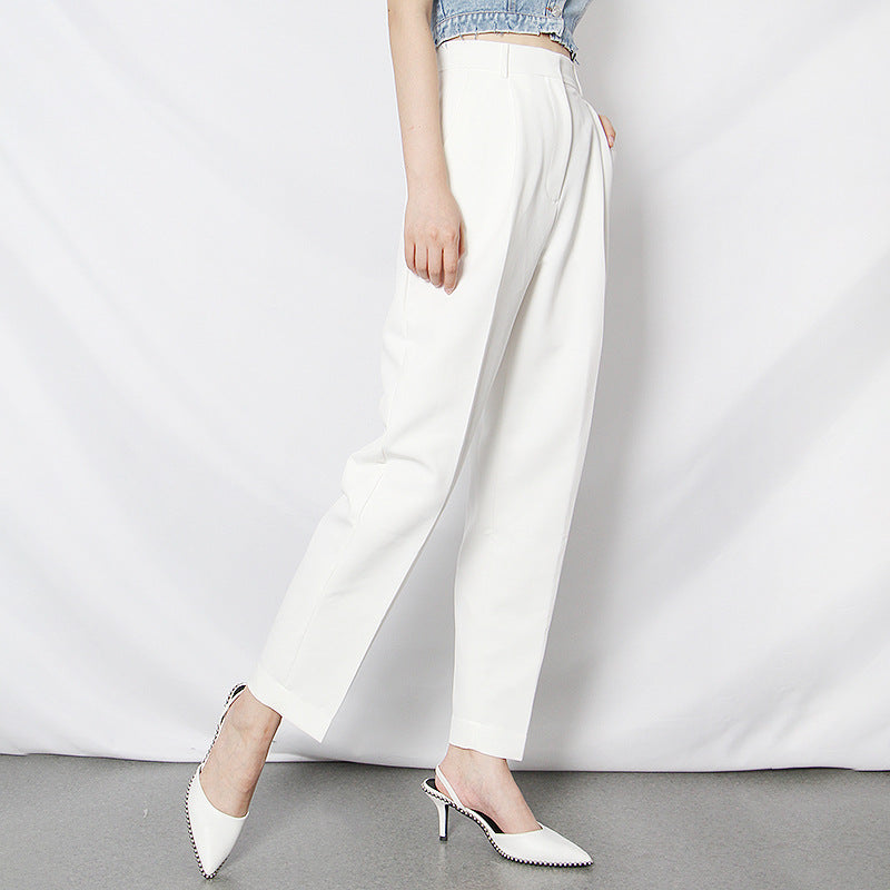 Solid Color All Matching Womens Baggy Pants